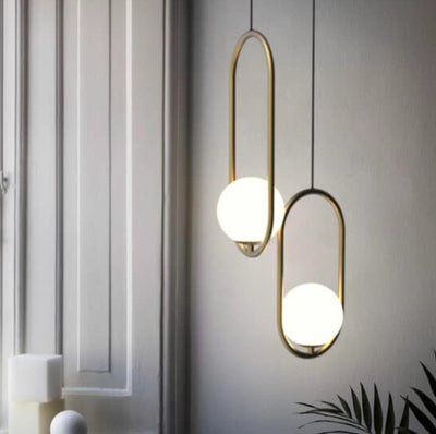 OVALIUM Ring Ball Pendant Light