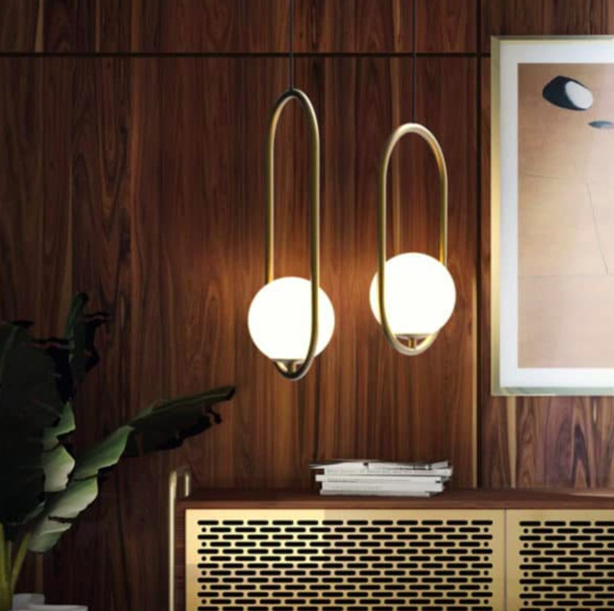 OVALIUM Ring Ball Pendant Light