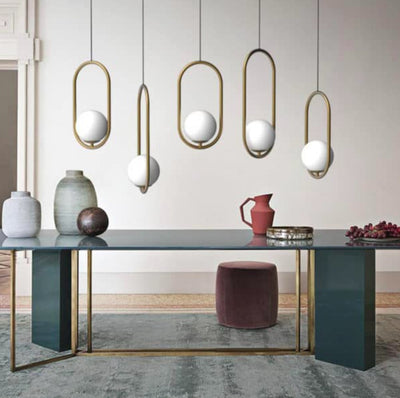 OVALIUM Ring Ball Pendant Light