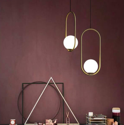 OVALIUM Ring Ball Pendant Light