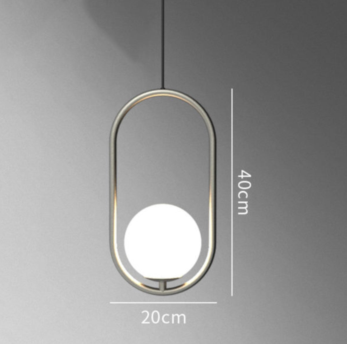 OVALIUM Ring Ball Pendant Light