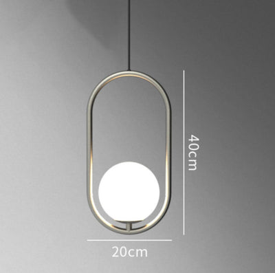 OVALIUM Ring Ball Pendant Light